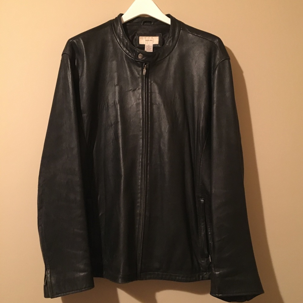 Merona Genuine Leather Jacket (Damaged)